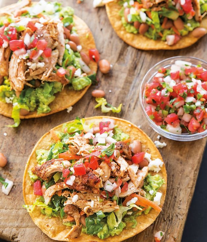Chicken & Avo Tostada